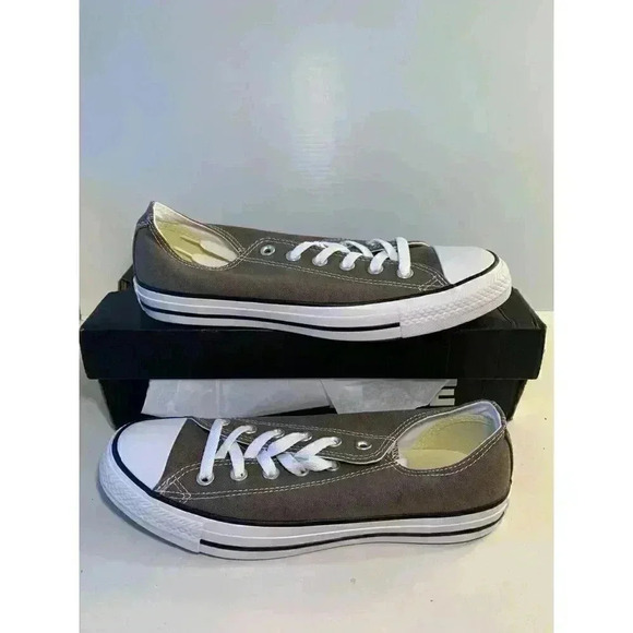 .904 Converse Low Top, Charcoal-US 7.5 Mens - Picture 1 of 6